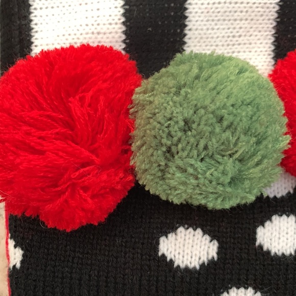 Polka dot Christmas stocking - Picture 3 of 3